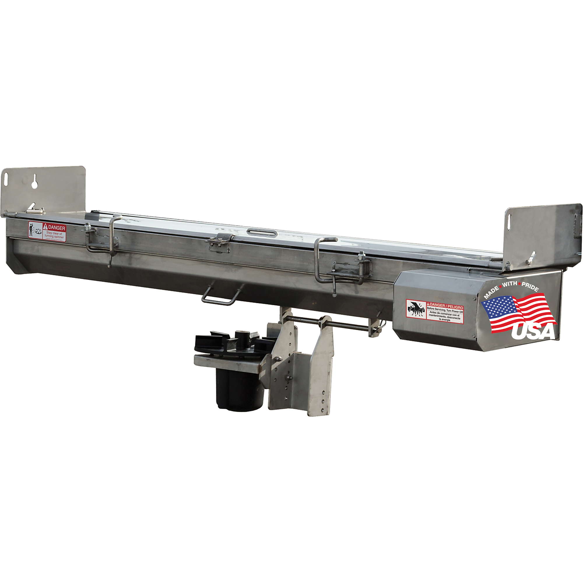Buyers Salt Dogg, Electric Under Tailgate SST Spreader - Center Discharge, Max. Spread Width 25 ft, Model# 92441SSA